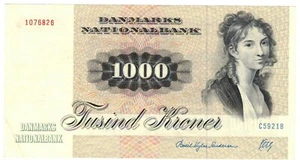 Denmark 1000 Kroner 1992 EF "Andersen/Herly" - Picture 1 of 2