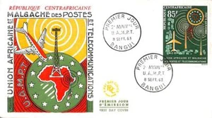 MADAGASCAR / ANNIVERSAIRE UAMPT / ENVELOPPE PREMIER JOUR / FDC 1963 - Picture 1 of 1