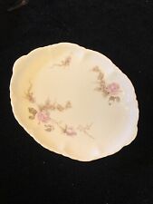 Rosenthal RC Versailles Plate Decorative With Hand Painted Pink Roses Vintage