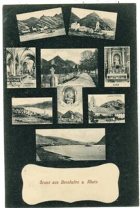 Postal de microscopio Bornhofen Rhein 1920 - Imagen 1 de 2