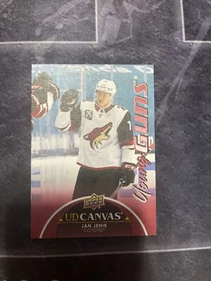 2021-22 Upper Deck Young Guns UD Canvas C97 Jan Jenik Arizona Coyotes - Image 1 of 2