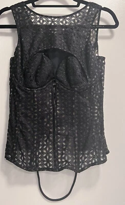 Corsé AGENT PROVOCATEUR Talla AP 4 Encaje Profundo V Push Up Usado Una Vez Foto 1 de 4