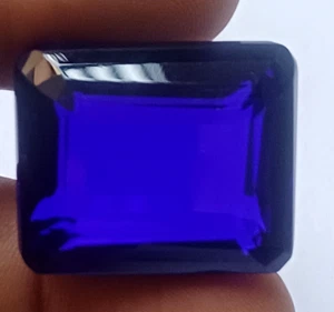 AAA+ 88.3 Ct. Large Blue Tanzanite Emerald Cut Loose Gemstone Gift for Women/Her - Picture 1 of 7