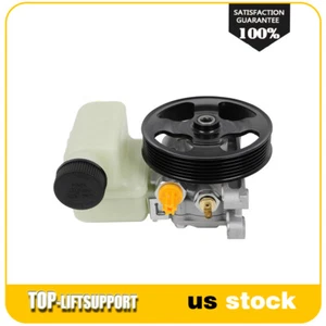Power Steering Pump w/ Pulley for 2006-2009 Ford Fusion Mercury Milan L4 2.3L - Picture 1 of 7