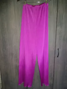 Womens Vintage 1970s 1980s Vanity Fair Collectibles Purple Pajama Pants S USA - Picture 1 of 9