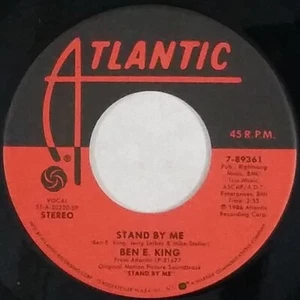 BEN E KING Stand By Me b/w COASTERS Yakety Yak 7" 45rpm Vinyl VG++ PS 1986 - Imagen 1 de 2