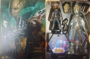 HT HotToys MMS476 1/6 Groot Rocket Raccoon Set Action Figure Collection In Stock - Picture 1 of 15
