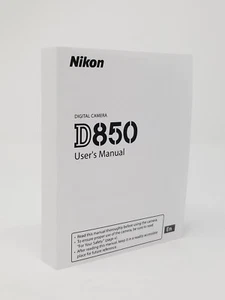 Nikon D850 Instruction Owners Manual D850 Book  NEW