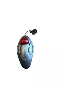 Logitech Marble Mouse T-BC21 USB Wired Optical Trackball - Picture 1 of 4