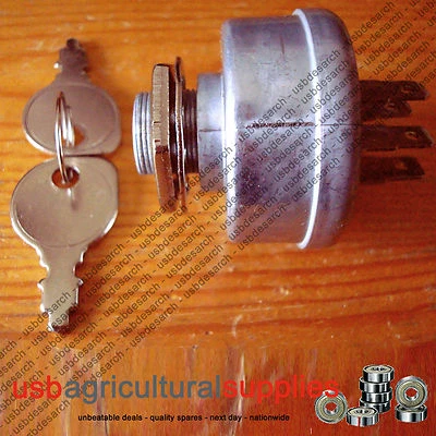 IGNITION SWITCH NEXT DAY DELIVERY COUNTAX & WESTWOOD MOWERS WITH KEYS RIDE ON