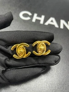 CHANEL Coco Mark Ohrringe Gold - Bild 1 von 6