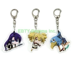 Set of 3 Shangri La Frontier Acrylic Keychain Sunraku, Arthur Pencilgon, OiKatzo - Picture 1 of 2