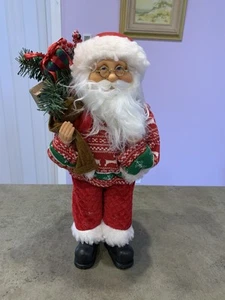 Borsa da trasporto Babbo Natale stravagante piegata oltre 17" - Foto 1 di 5