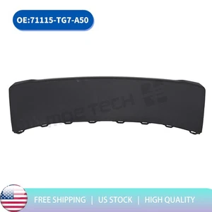 For 2019-2022 Honda Pilot 71115-TG7-A50 Front Lower Bumper Cover Molding Black - Foto 1 di 8
