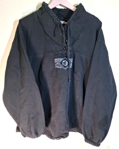 Sea Breeze Calif Woman's XL 3 Button Front Drawstring Neck Long Sleeve Pullover - Picture 1 of 13