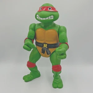 VTG 1989 TMNT 13" JUMBO Teenage Mutant Ninja Turtles Raphael Large ACTION FIGURE - Picture 1 of 16