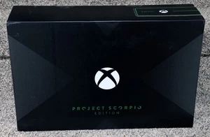 Microsoft Xbox One X Project Scorpio Edition Console 1 TB - Nera Nuova con scatola - Foto 1 di 8