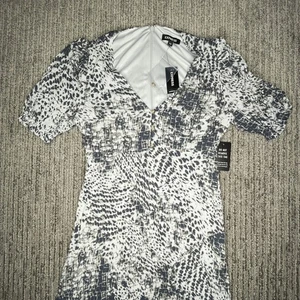 Express Gr. XXS Damen Kleid lang Sommer Freizeit weiß - Bild 1 von 13