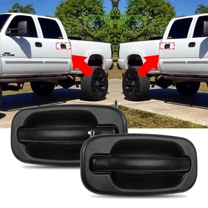 Manija de puerta exterior exterior exterior trasera izquierda derecha izquierda derecha para GMC Sierra EAC - Imagen 1 de 12