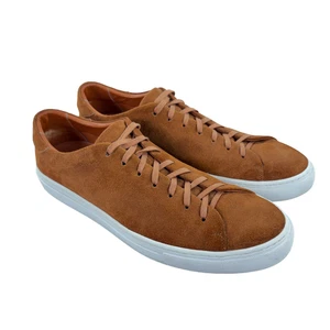 Beckett Simonon Reid Wildleder Sneaker Herren 12 wasserabweisend Kastanie & Weiß - Bild 1 von 9