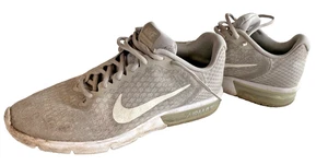 Nike Air Max Sequent 2 Damengröße 1 beige weiß sportliche Laufschuhe Turnschuhe - Bild 1 von 8