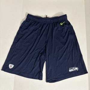 Seattle Seahawks Shorts Nike NFL Equipment Athletic Gym Football Mens Large - Picture 1 of 20