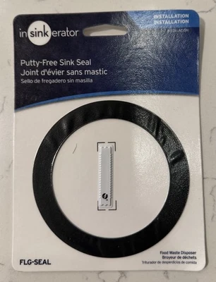 InSinkErator 80031-ISE Rev A. Sello de fregadero de eliminación de basura goma sin masilla negro - Imagen 1 de 2