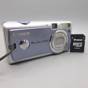 Canon Digital Camera PowerShot A400 3.2MP Blue Tested - Picture 1 of 8