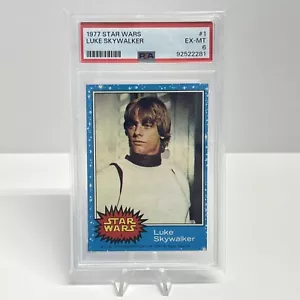 PSA 6 1977 Star Wars Luke Skywalker #1 Rookie New Hope Fox - Picture 1 of 3