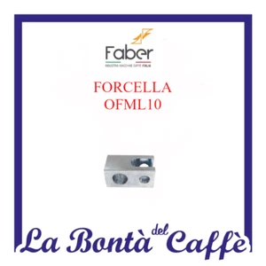 RICAMBIO ORIGINALE FORCELLA PER MACCHINA CAFFE' FABER OFML10 - Picture 1 of 1