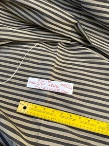 Designer Quality 100% Silk Heavy Thai Dupioni Fabrics Stripes!!! - Picture 1 of 4