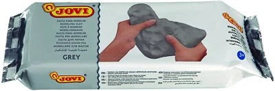 Jovi Air Dry Modelliermasse, lufttrocknend, 500g in grau
