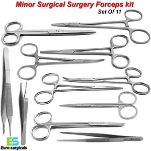 Surgical Veterinary Small Animal Surgery Kit Canine Feline Spay Dissecting Tools - Picture 1 of 12
