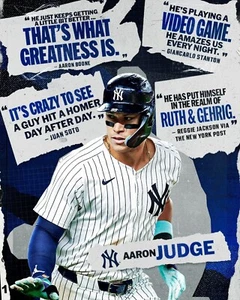 Aaron Judge Interview Zitate New York Yankees 8 x 10 MLB Baseball Foto - Bild 1 von 1