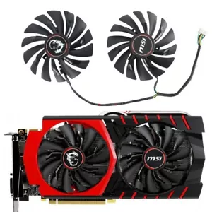 95mm MSI GTX970 GTX980 GAMING 4G Graphics Card Dual Fan Replacement 6Pin R189d - Picture 1 of 5