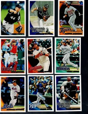 2010 TOPPS Baseball Complete Your Set 501-660 BUY MORE SAVE MORE - Image 1 of 4