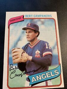 #505 Bert Campaneris California angels￼   1980 Topps Cb20