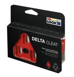LOOK DELTA Cleats 9 Degree Float Red Road Replacement Pair (2) France Cycling - Picture 1 of 7
