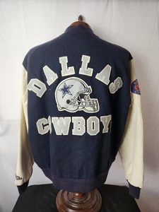 🔥🚨Vintage Chalk Line XXL Dallas Cowboys Varsity Wool Jacket EUC Rare! - Picture 1 of 14