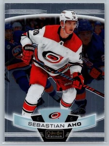 2019-20 O-Pee-Chee Platinum #134 Sebastian Aho Carolina Hurricanes - Picture 1 of 2