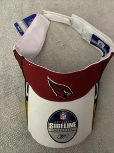 Arizona Cardinals 2000’s Sun Visor Cap Hat Reebok Sideline Headware NWT! - Picture 1 of 6