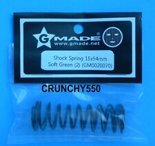Gmade Shock Spring GM0020070 15x54mm Soft Green 2pcs For Gmade RSD 100mm Shock