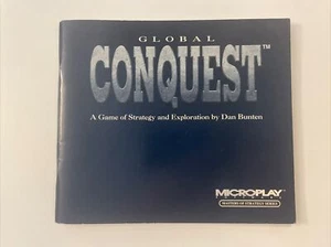 Global Conquest Big Box PC Game (Micro Play 1992) Manual Only. - Picture 1 of 2