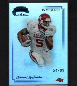 DARREN MCFADDEN 2008 Press Pass Legends NFL Football Rookie RC Card 54/99 #95 - Picture 1 of 2