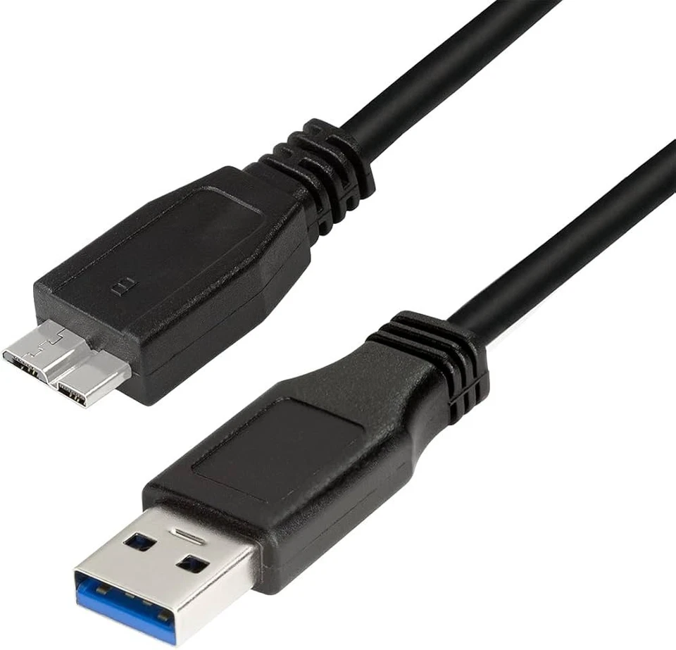 Connettore USB 3.0 A a Micro B cavo dati HDD USB Seagate Western Digital circa 50 cm - Immagine 1 di 1