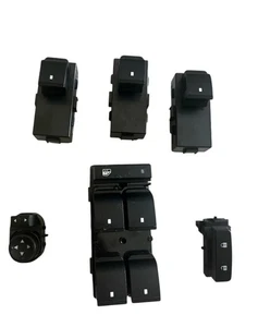 Window Switch+Door Lock+Mirror Control For 2007-2013 Chevy GMC Driver+Passenger - Picture 1 of 3