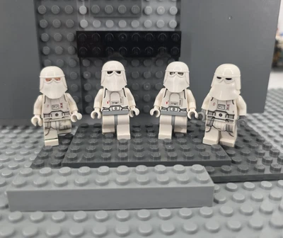 LEGO Star Wars Imperial Snowtrooper Minifiguras Lote de 4 Stormtrooper Hoth Foto 1 de 4