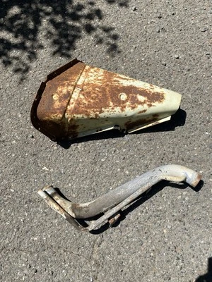 Protector de cuello de llenado de tanque de combustible auxiliar doble Ford Truck 1967-1969 F100 F250 #SEB Foto 1 de 4