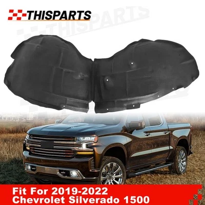 Fit Chevrolet Silverado 1500 2019-2022 Inner Fender Liner Right Passenger Side - Изображение 1 из 4