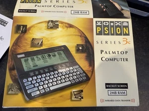 PSION Series 3c Personal Computer/Organiser 2MB RAM Boxed with Manuals Tested - Zdjęcie 1 z 6